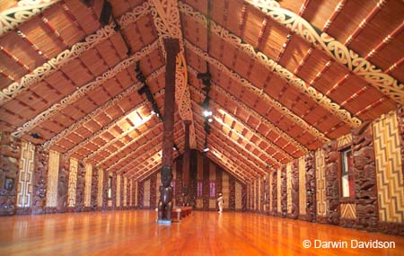 Waitangi Treaty Grounds, Te Whare Runanga-9293